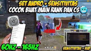 GACOR SET ANDRO 60HZ 👽🔥 SENSITIVITAS FF AUTO HEADSHOT 2024 SETELAH UPDATE  WORK SEMUA HP [upl. by Ielak181]