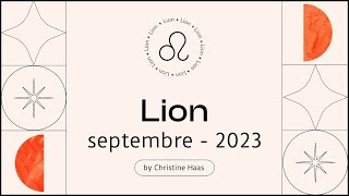 Horoscope Lion ♌️ Septembre 2023 📝 par Christine Haas [upl. by Drooff565]