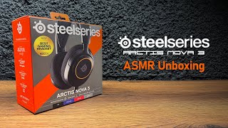 ASMR Unboxing of Steelseries Arctis Nova 3 Headset by Intellence [upl. by Friedrick]