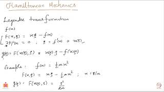 Hamiltonian Mechanics Hamiltons equations of motion [upl. by Meade]