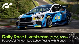 Respectful Lobby Racing with friends in the Subaru Isle of Man  01032024  granturismo7 [upl. by Frayda169]