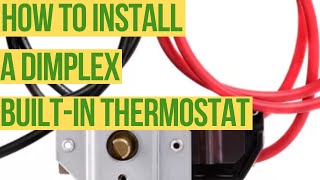 How To Install a BUILTIN Baseboard heater THERMOSTAT [upl. by Nadnarb]