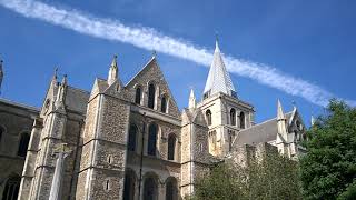 Rochester Cathedral  Bell Ringing at the Dickens Festival June 2019 [upl. by Alraep]