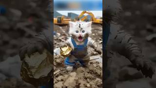 Whoo gold 🥇🪙 cat subscribe shortviral cutecat cutecat [upl. by Seiuqram]