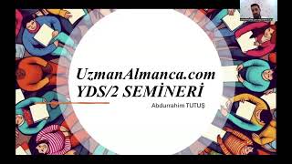 YURTDIŞI GÖREVLENDİRME ALMANCA YDSYÖKDİL ÇALIŞMA TAVSİYELERİ ve PROGRAM [upl. by Kuehnel]