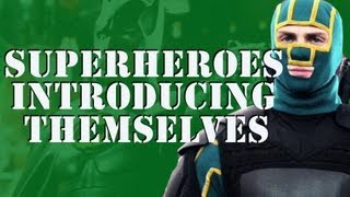 Superheroes Introducing Themselves  Supercut [upl. by Calista801]