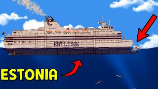 🚢 Estonia VS Saw ◉ Floating Sandbox [upl. by Nnairret128]