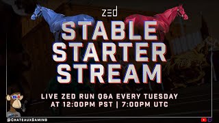 Zed Run Stable Starter Stream [upl. by Sass]