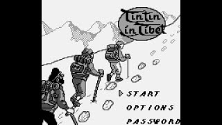 Game Boy Longplay 336 Tintin in Tibet EU [upl. by Kcoj]