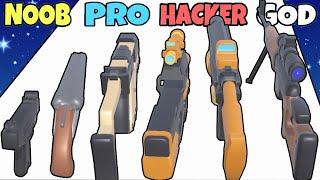 NOOB vs PRO vs HACKER vs GOD in Reload Rush [upl. by Hnahc86]