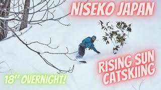 Japan Catskiing l Rising Sun Guides l Backcountry Snowboarding l Jay s Run 3 [upl. by Brandtr390]