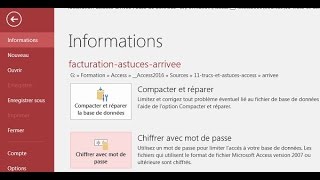 Protéger une base de données Access avec un mot de passe [upl. by Oihsoy]