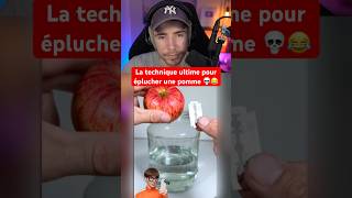 LA TECHNIQUE ULTIME POUR ÉPLUCHER UNE POMME 💀😂 [upl. by Yetac]