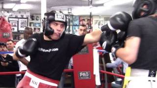 Julio Cesar Chavez Jr Sparring Vanes Martirosyan [upl. by Candy89]