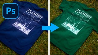 How to Change Tshirt Color in Photoshop [upl. by Arondel]