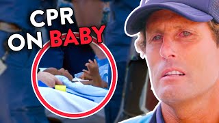 Clinically Dead  Real CPR Performed On Baby Boy [upl. by Swinton]