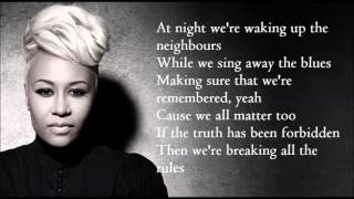 Emeli Sandé  Read All About It Lyrics [upl. by Mortie]