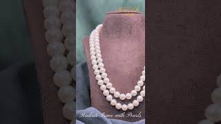 KRIYA JEWELLERS TimelessPearlsPearlPerfectionElegantJewelryPearlEssenceNaturalBeauty [upl. by Leblanc]