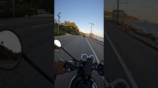 cruising the PCH on my Triumph Bonneville T120 Black triumph bonneville t120 t120black [upl. by Marya]