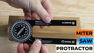 Use a Miter Saw Protractor to Make Single and Miter Cuts  Ill Show You How [upl. by Mabel565]