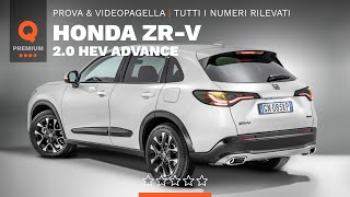 HONDA ZRV 2024  PRO e CONTRO CONSUMI REALI dalla prova STRUMENTALE [upl. by Nyllewell]