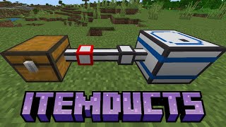 Itemducts MCPE Bedrock Edition Free AddonMod [upl. by Olaf73]