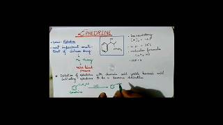 EPHEDRINE Structure Elucidation Synthesis and Stereochemistry [upl. by Dominga]