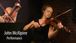 John McAlpines Strathspey  Scottish Fiddle Lesson by Hanneke Cassel [upl. by Yhtamit]