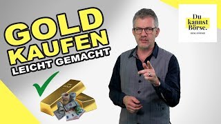 So kaufst du Gold richtig  Du kannst Börse  mit Heiko Böhmer [upl. by Urbana]