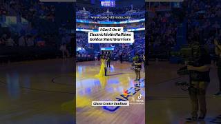 bayarea dubnation goldenstatewarriors warriors halftime halftimeshow nba electricviolin fyp [upl. by Euqinna51]