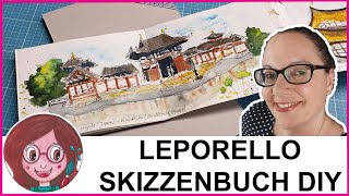 Leporello Skizzenbuch selber machen  2020 [upl. by Pence]