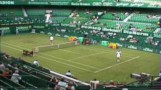 Tennis  Halle 2000  Krajicek vs Tarrango  classic serve amp volley [upl. by Brion860]