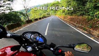 Dedicated Video For My Subscribers Demand  NS 200 Ride on Mountain Roads  Pure Raw Exhaust Sound [upl. by Ymac25]