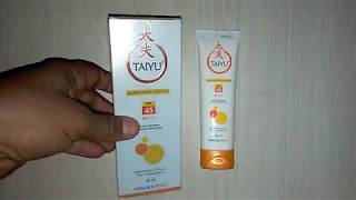 TAIYU Sunscreen Lotion के फ़ायदे TAIYU Sunscreen Lotion Benefits amp review [upl. by Magdaia]