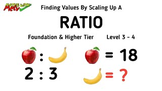 Scaling Ratios For Actual Values GCSE Maths Revision amp Questions [upl. by Rosemary]