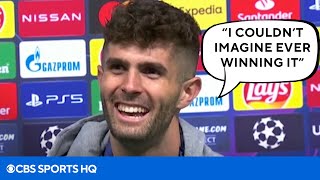 Christian Pulisic Interview After Winning the Champions League with Chelsea  CBS Sports HQ [upl. by Leiuqese]