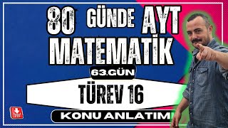 🟥 TÜREV 16 ✅ Türevin Geometrik Yorumu  80 Günde AYT Matematik  AYT Matematik Kampı [upl. by Aleuqahs369]