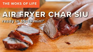 Air Fryer Char Siu done in 1518 minutes  The Woks of Life [upl. by Bartholomeo]