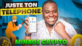 Comment Faire le Minage des CryptoMonnaie Avec son TÉLEPHONE Meilleur plateforme de minage en 2023 [upl. by Netloc]