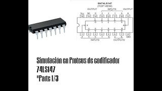 Codificador Ci 74LS147 con prioridad [upl. by D'Arcy]