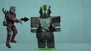 Roblox Titanfall 2 Jack Cooper Avatar Build Remake [upl. by Bradwell]