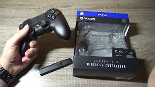 Nacon Wireless Asymmetric Controller PS4PC Test Video et tuto de connexion FR NGamz [upl. by Outhe]