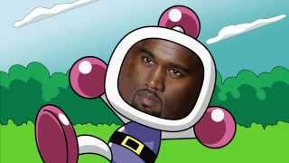 Kanye West vs Jun Chikuma Bomberman Hero  Rediamonds [upl. by Holtz]