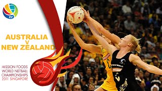 Final I Aus v NZ I World Netball Championships 2011 [upl. by Anawit]