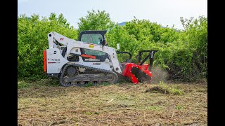 Skid Steer Forestry Mulcher [upl. by Bruns411]