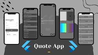 Quote App Using Flutter🙌 with REST APIS [upl. by Shandie]