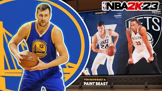 NBA 2K23 BEST 1516 WARRIORS ANDREW BOGUT BUILD [upl. by Anet]