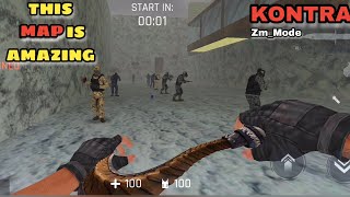 Kontra Multiplayer Fps  ONLINE Zombie 🧟 Mode Gameplay  Androidios  New Map [upl. by Epuladaugairam281]