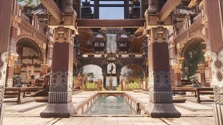 Conan Exiles  quot Yamatai Tavernquot part 1got the new building pieces  decorated buildXboxno mods [upl. by Armanda]