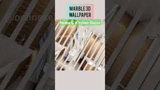 Marble 3D wallpaper peel and stick  3dwallpaper 3dstickers wallpaper sticker marblesticker [upl. by Kellina495]